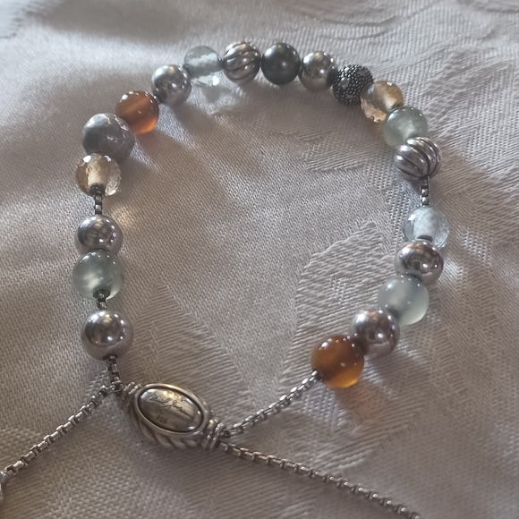 David Yurman Elements Bracelet, Gemstones, Diamonds and Sterling Silver - Picture 11 of 13
